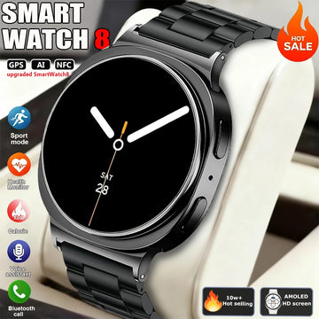 New Original Smart Watch 8 Men GPS Track NFC Bluetooth Call 40mm AMOLED Fitness Sport Tracker Health Smartwatch For Android Ios